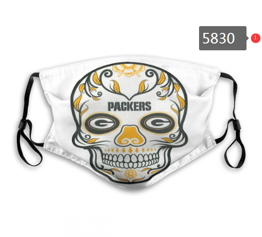 2020 NFL Green Bay Packers #5 Dust mask with filter